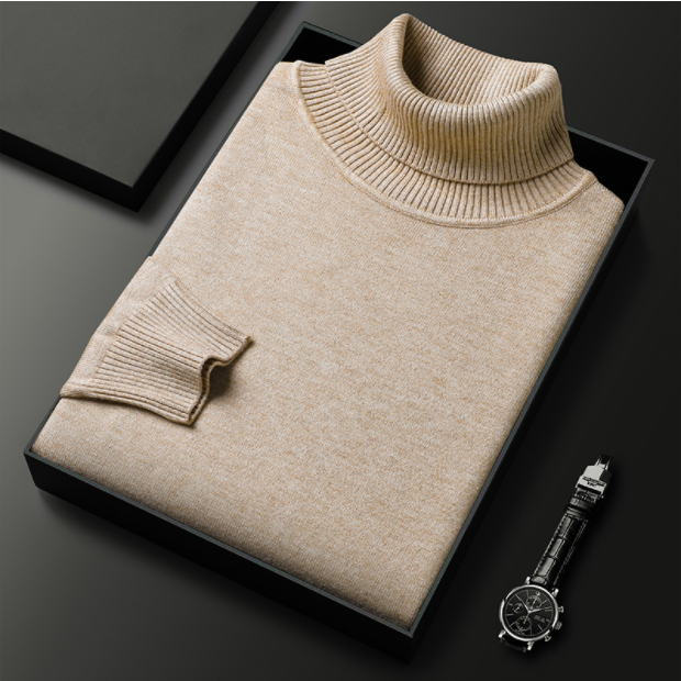 Lorien Luxury Line Herrar Kashmir Bomull Polotröja