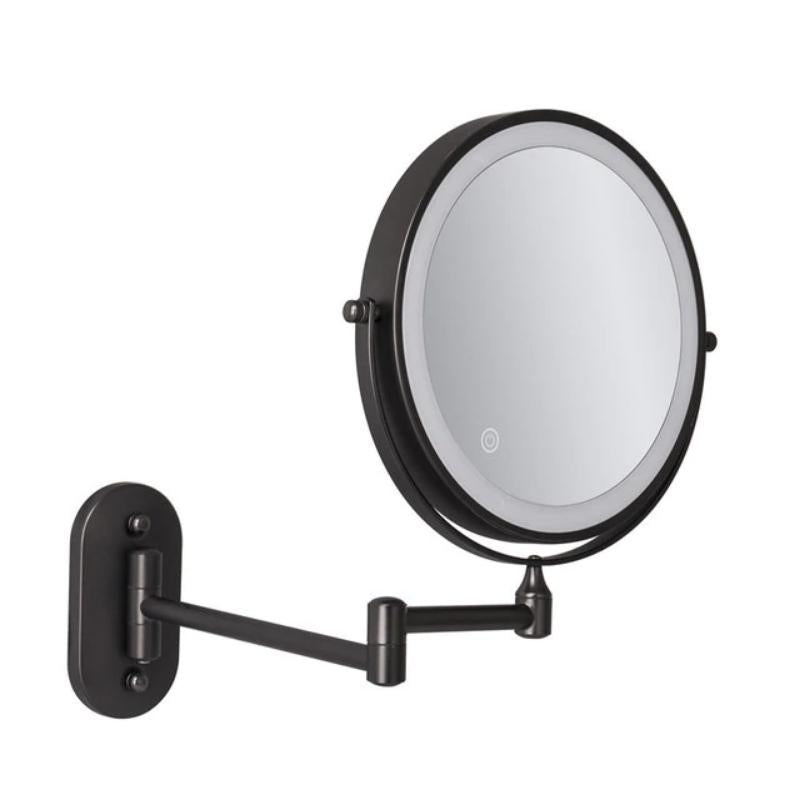 Rechargeable LED Mirror With Magnification For Makeup And Bathroom