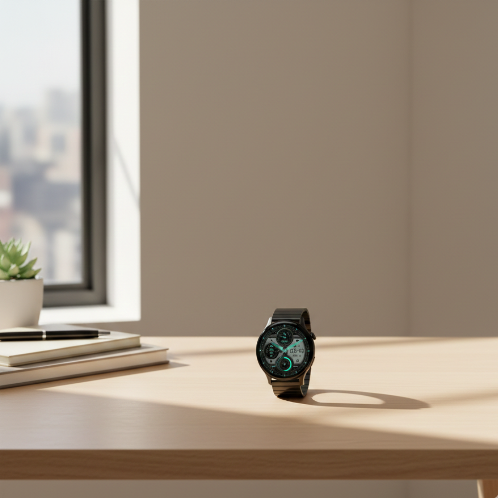 Montre connectée AMOLED pour femmes avec design étanche et appel Bluetooth | Rosalyssa