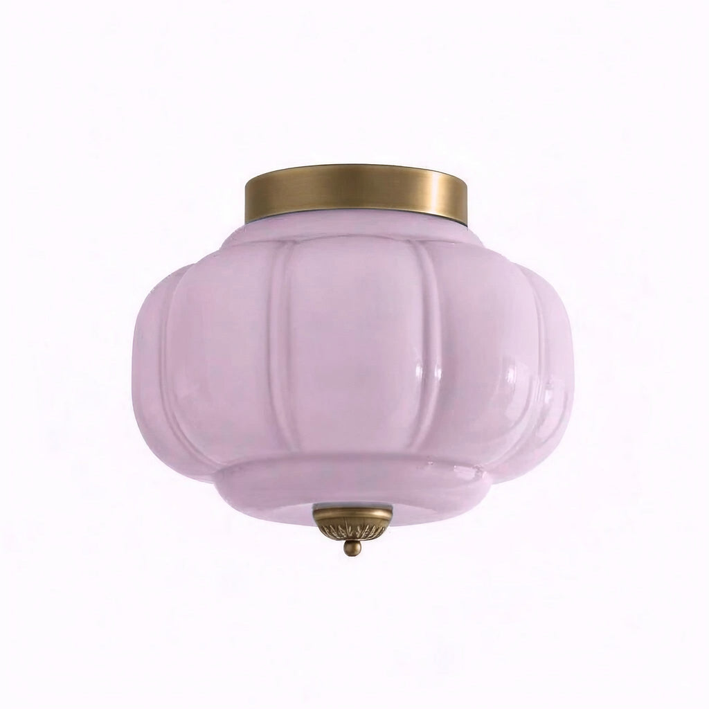 Stropní svítidlo Milk Glass s skleněným stínidlem, moderní přisazené, skandinávský styl