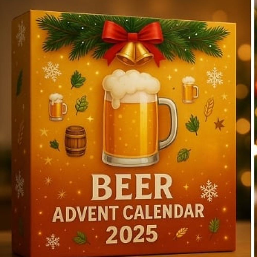Beer Style Advent Calendar Mini Bottle Ornaments For Holiday Decor
