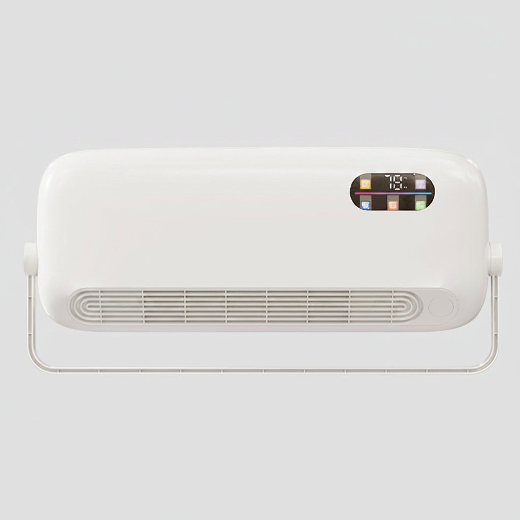 Nástěnný kombinovaný topení a ventilátor pro celoroční pohodlí