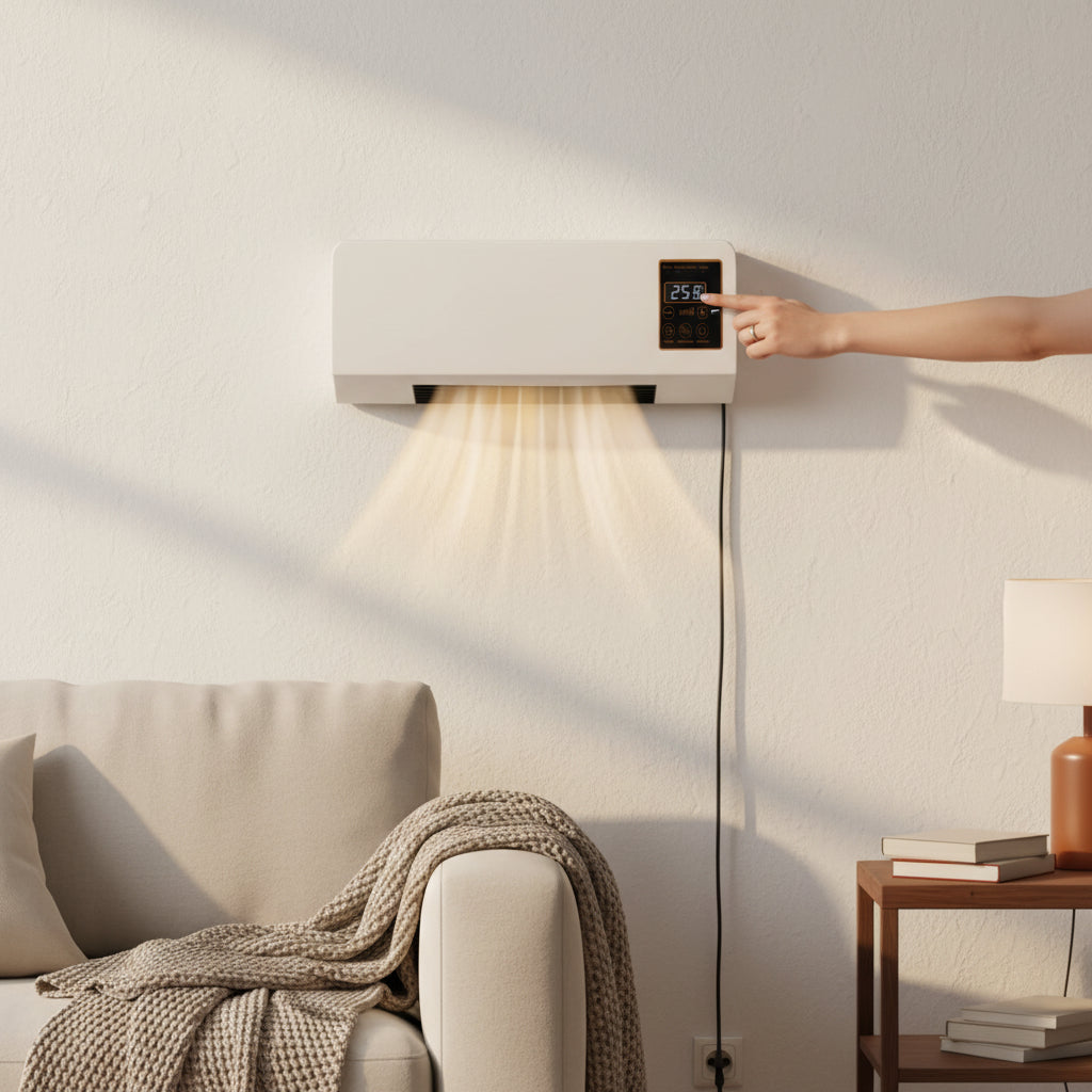 Přenosná klimatizace 14000 BTU s topením a chlazením, dálkové ovládání