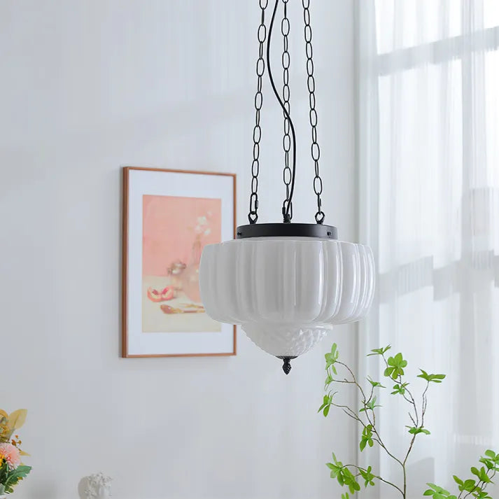 Lunara Zeitgenössische Glas- und Stahl-Pendelleuchte für moderne Innenräume | Snurv