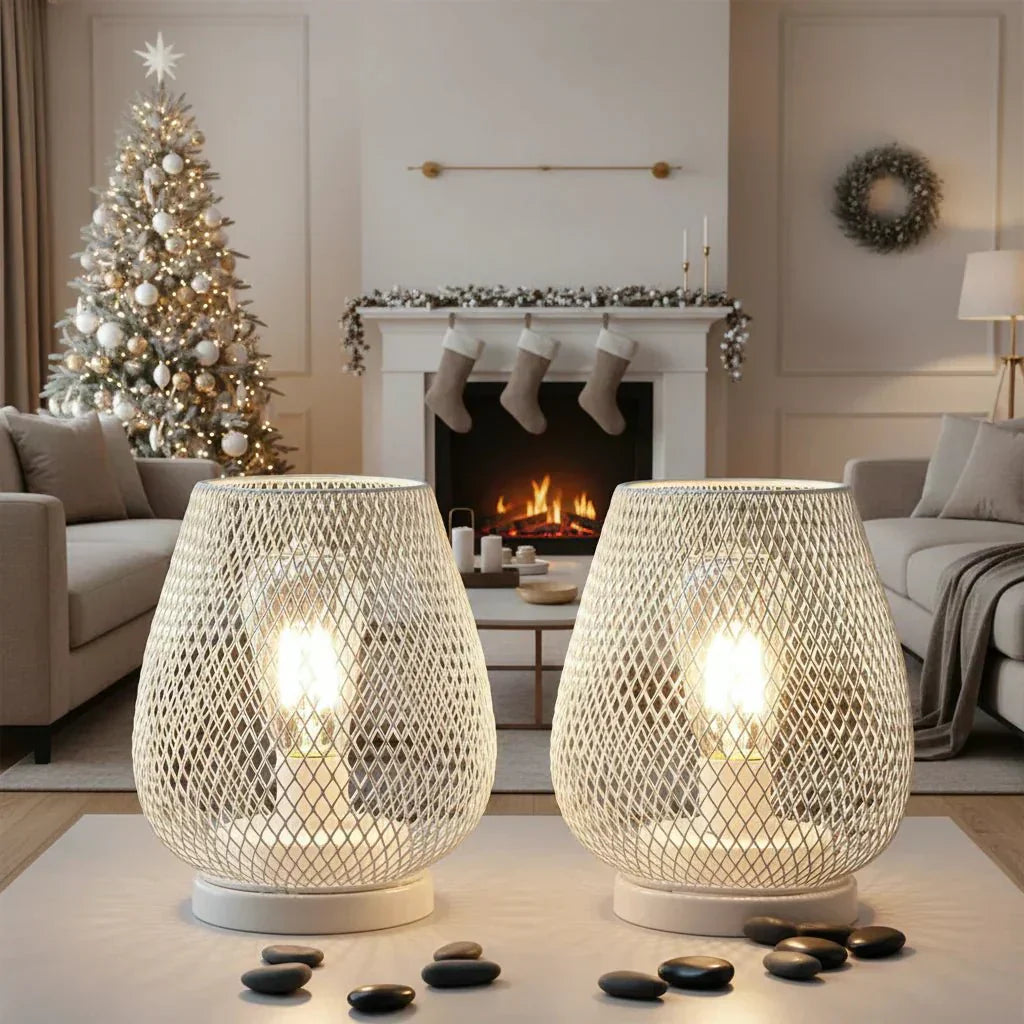 NovaLume trådlamp i metall med varm LED Edison-lys for koselige rom