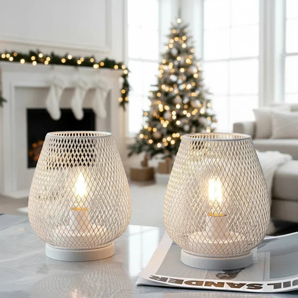 NovaLume trådlamp i metall med varm LED Edison-lys for koselige rom