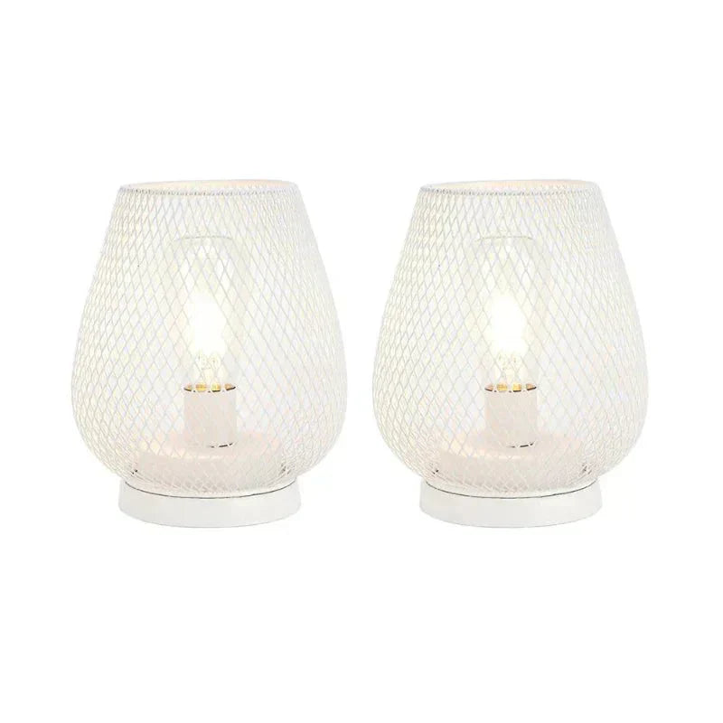 NovaLume trådlamp i metall med varm LED Edison-lys for koselige rom