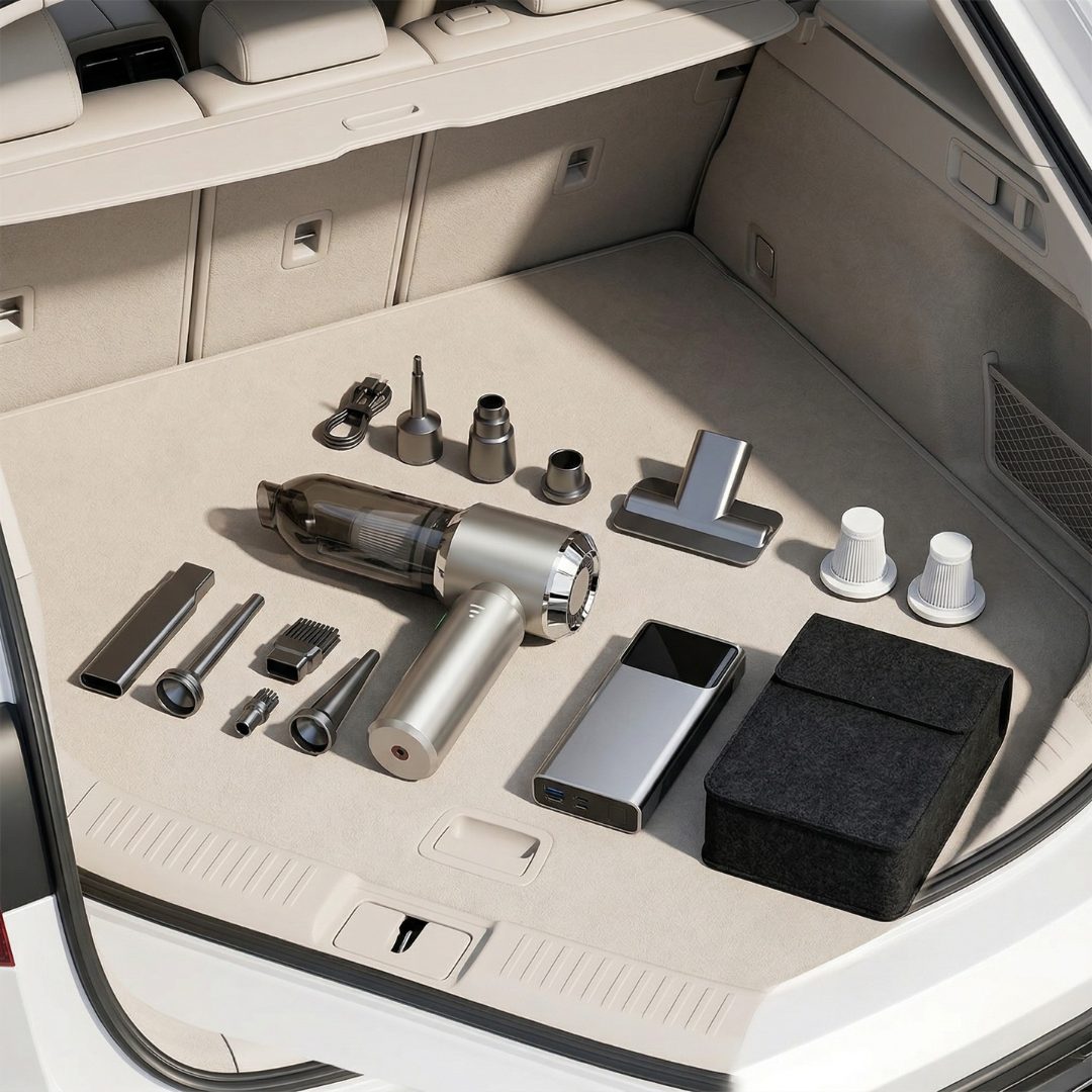 Compact Handheld Car Vacuum Cleaner For Car Interiors | Rosalyssa