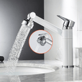 FlexiFlow 360° Fleksibel Vandhane med Sprayfunktion til Håndvaske