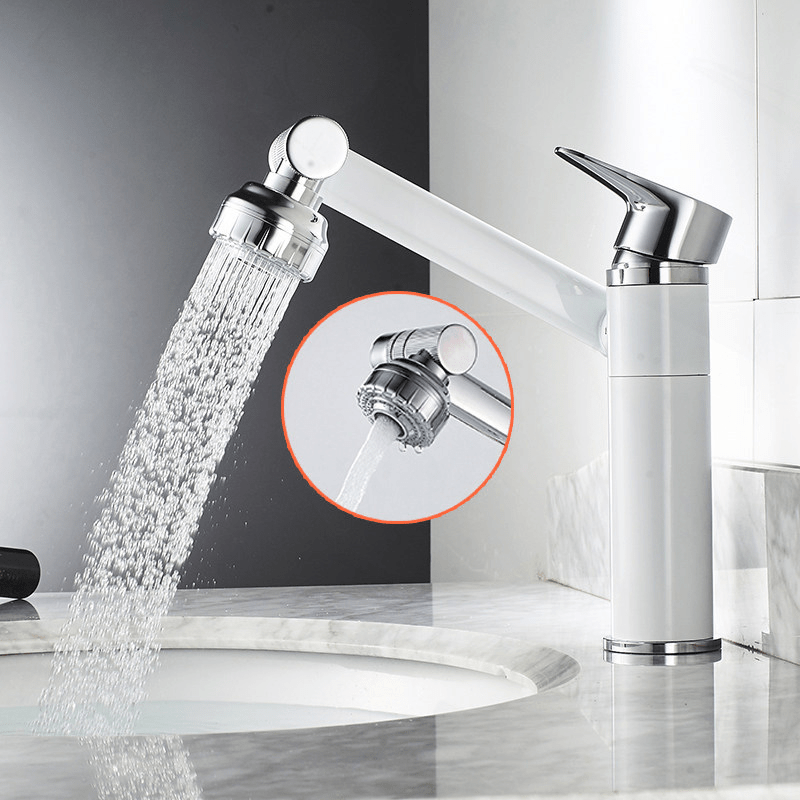 FlexiFlow 360° Fleksibel Vandhane med Sprayfunktion til Håndvaske