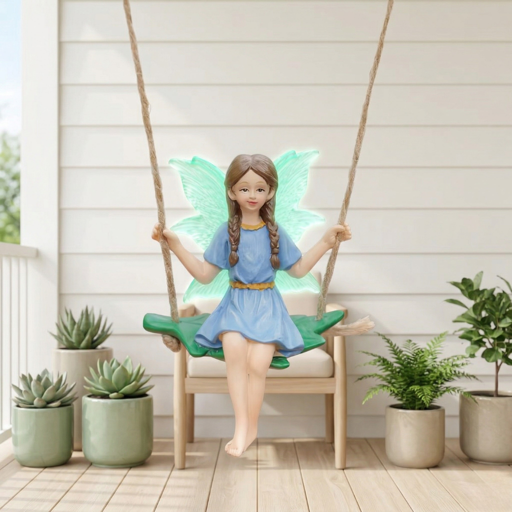 Ensemble de décorations suspendues Fairy Garden pour usage intérieur et extérieur | Rosalyssa