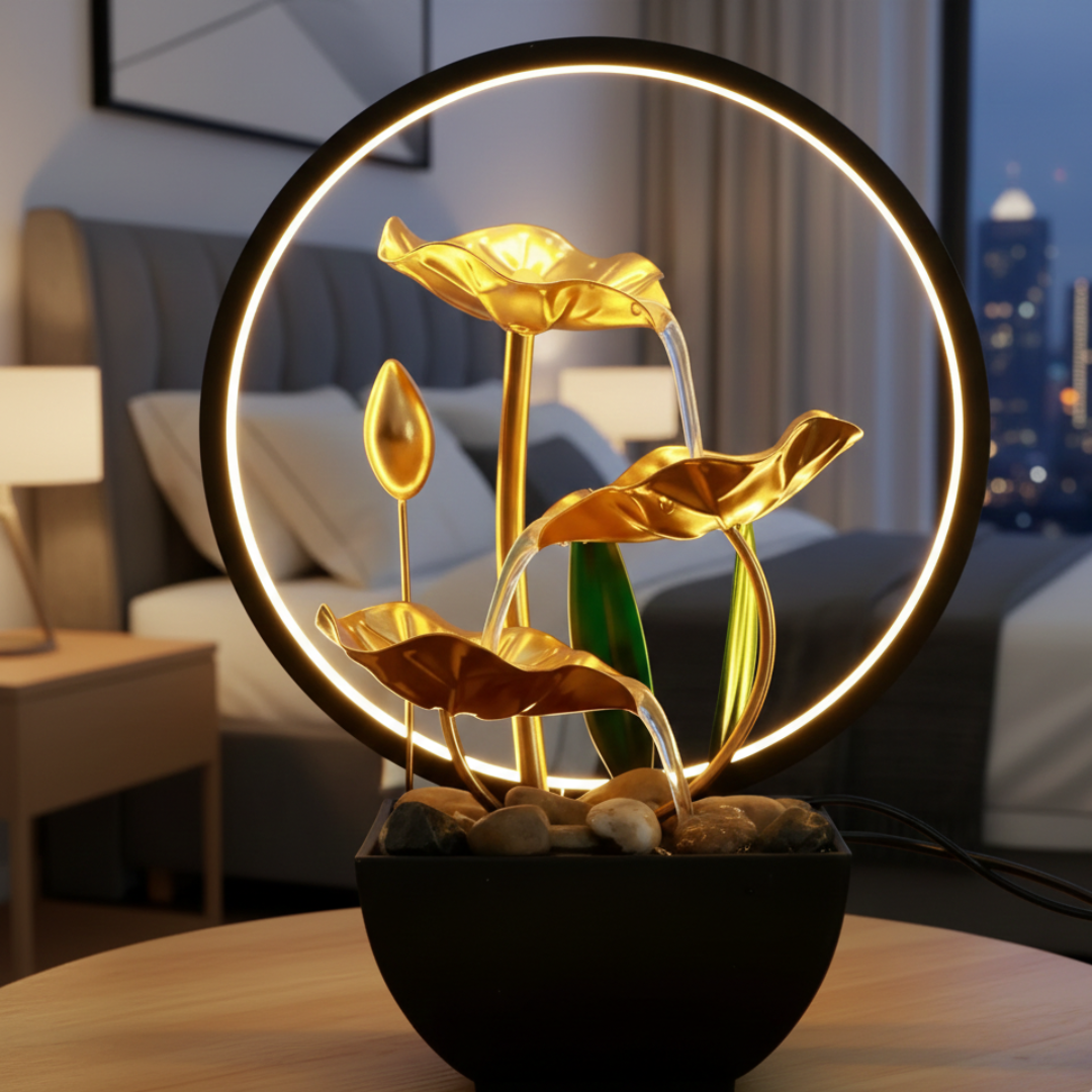 Fontana da tavolo a LED per decorazione di casa o ufficio | Rosalyssa