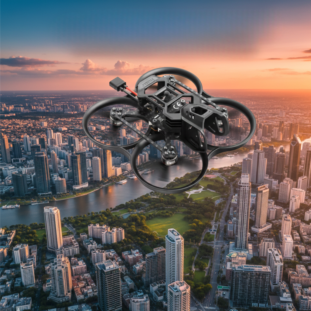 Drone FPV Brushless con sistema di illuminazione RGB per appassionati di quadricotteri | Rosalyssa