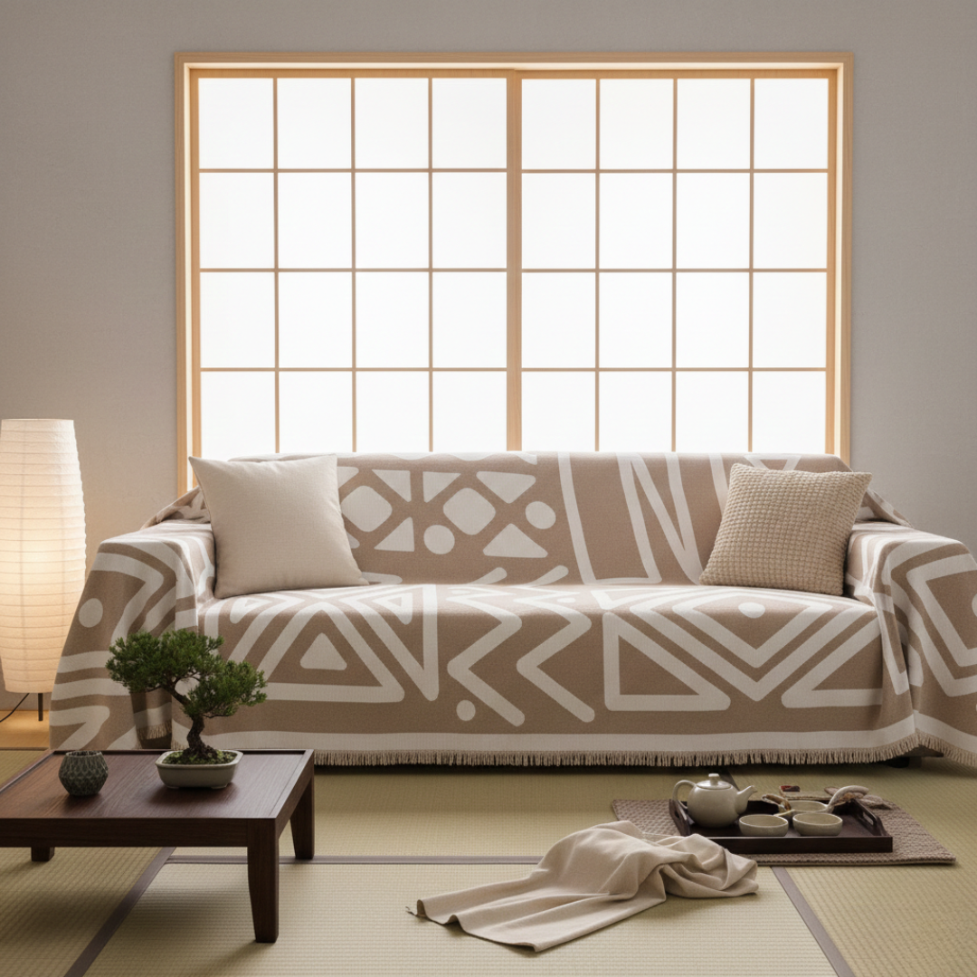 Geometric Boho Style Washable Non-Slip Sofa Cover | Rosalyssa
