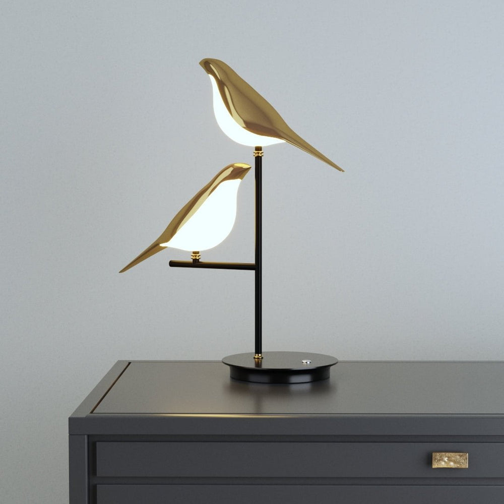Golden Birdlight seinävalaisin moderni pohjoismainen LED-seinävalaisin