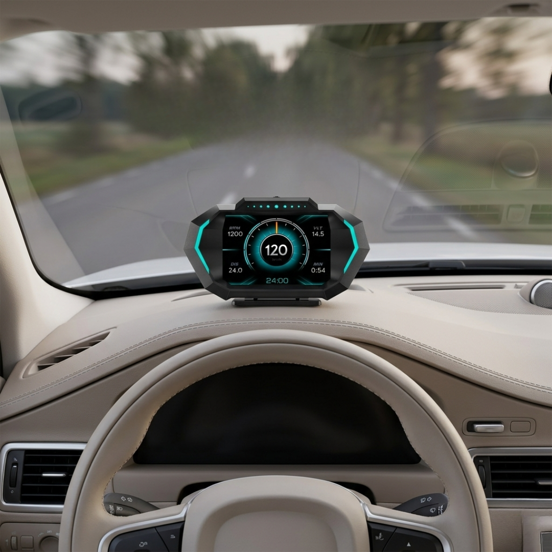 GPS Heads-Up Display for Vehicles and Real-Time Data | Rosalyssa