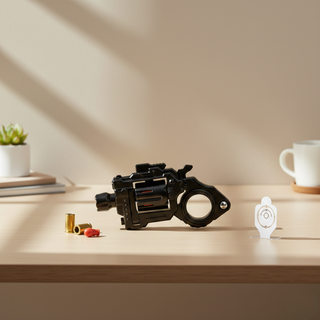 Mini Alloy Fidget Spinner Revolver Edition For Stress Relief | Rosalyssa