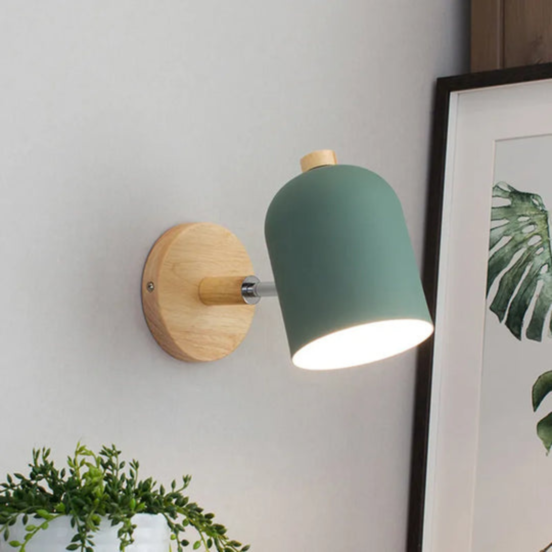 Applique Murale en Bois Nordique Drelis pour Espaces de Vie Design Minimaliste