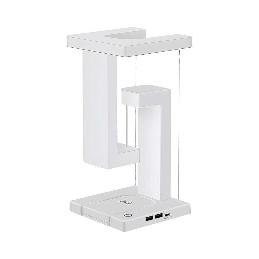 Lampă de masă LED plutitoare LumaNova cu încărcare wireless