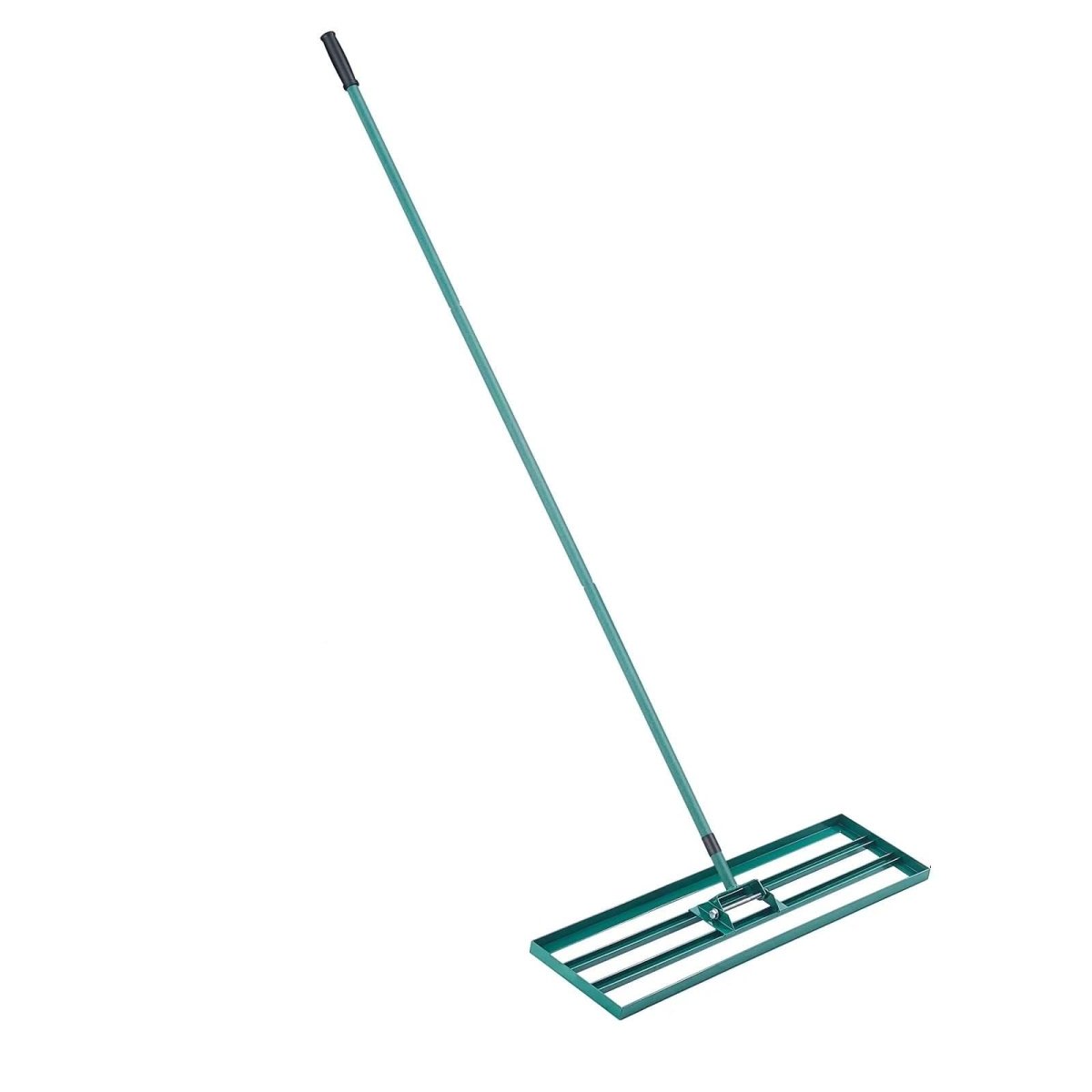 AeroGround Pro Lawn Rake With Extra Long Handle For Level Lawns