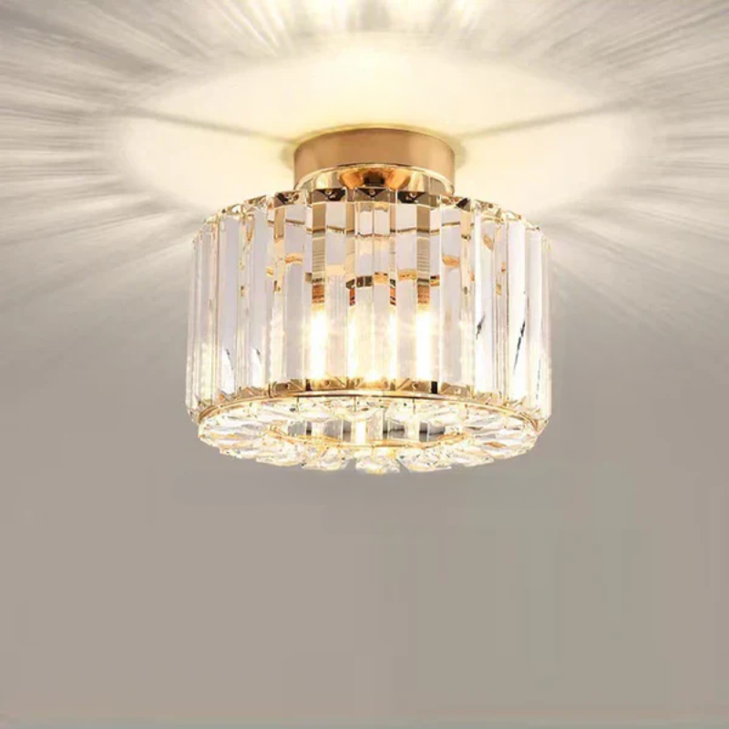 Lustră de tavan Aurora Crystal pentru o ambianță elegantă cu LED