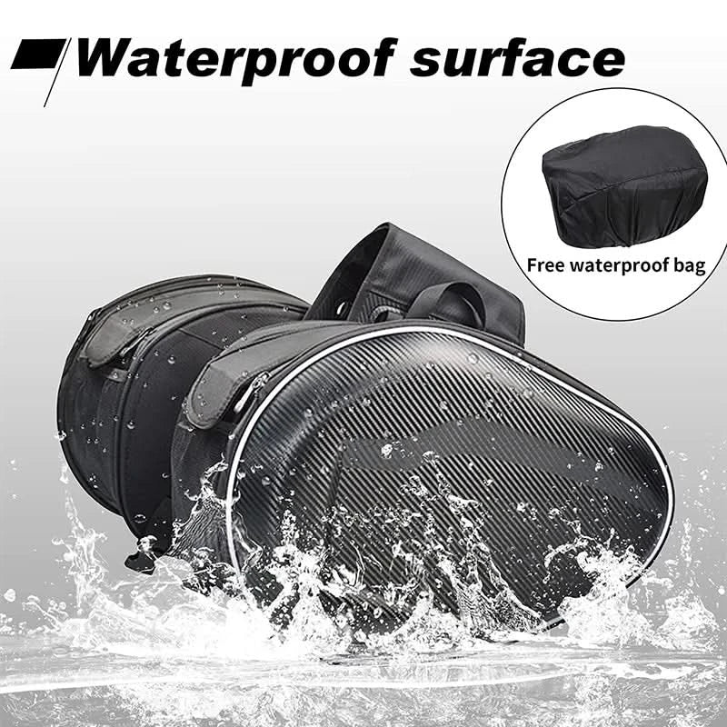 TrailGuard Duo Waterproof Motorbike Saddlebags With Large Storage Space