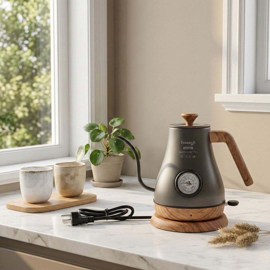 Stainless Steel Electric Kettle With Fast Boil Capability | Rosalyssa