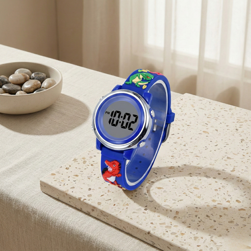 Vandtæt børne-smartwatch med alarm til unge elever | Rosalyssa