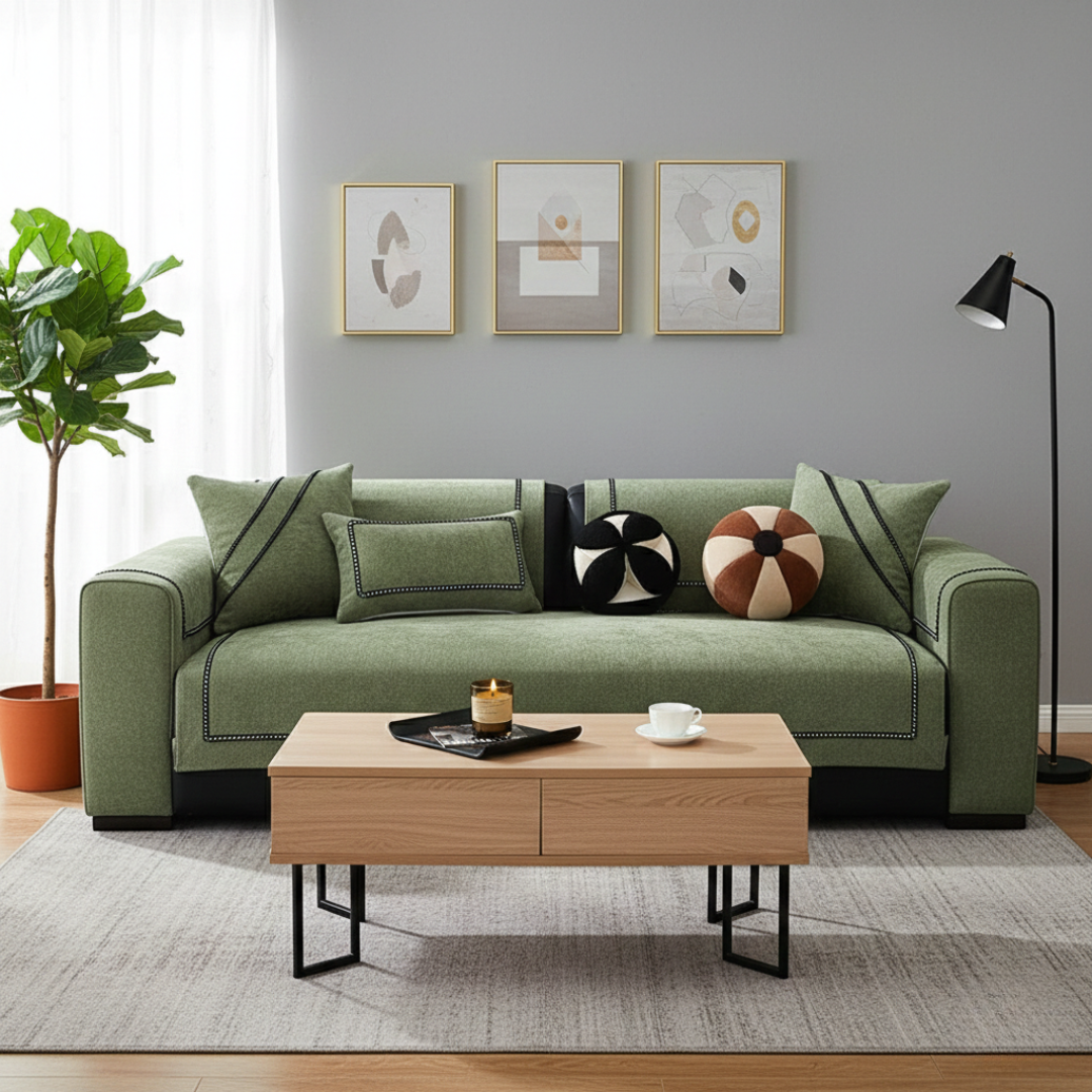 Chenille Non Slip Sofa Cover For Elegant Comfort And Protection | Rosalyssa