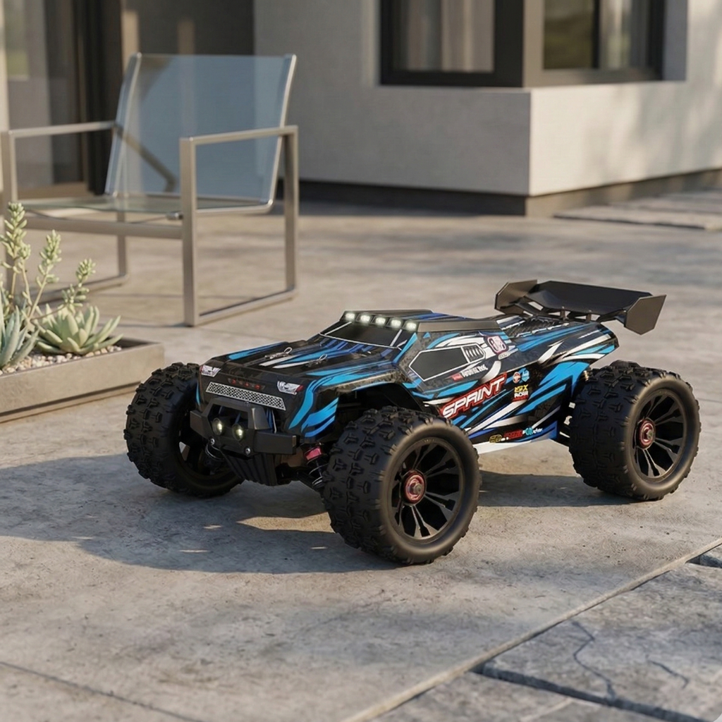 Bezuhlíkový 1:16 měřítko 4WD vysokorychlostní RC off-road závodní auto na dálkové ovládání | Rosalyssa