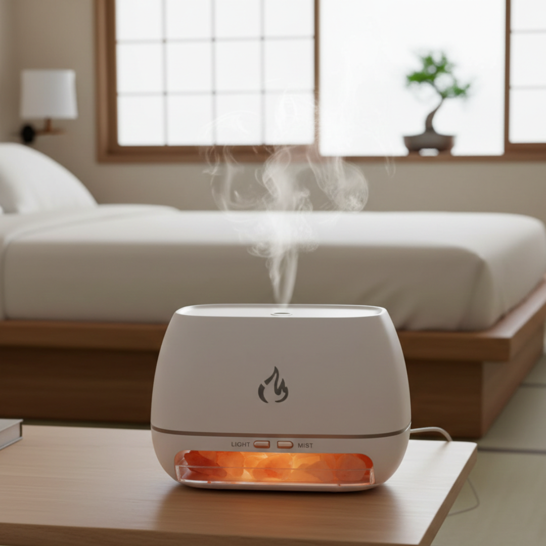 Himalaya Salt Luftfugter til Hjemme- og Kontorbrug | Rosalyssa