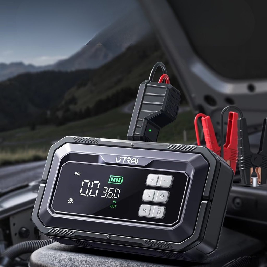 Avviatore di Emergenza per Auto con Compressore d'Aria per Alimentazione Stradale di Emergenza | Rosalyssa
