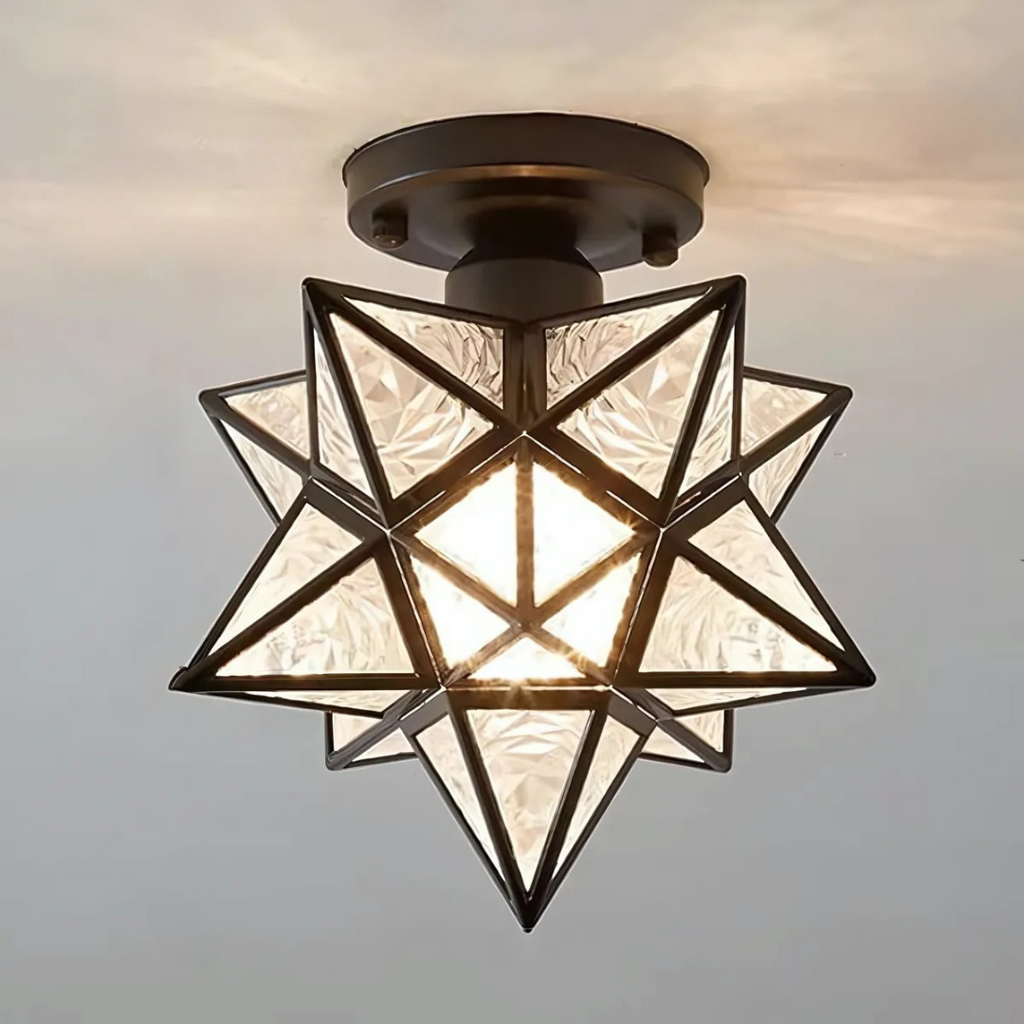 Xelio LED Plafondlamp Geometrisch Sterrenontwerp Lichtarmatuur