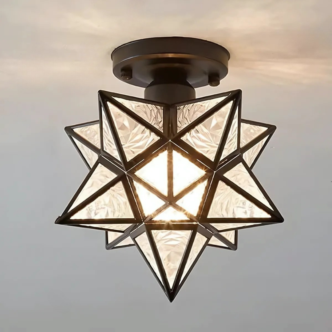 Xelio LED Plafondlamp Geometrisch Sterrenontwerp Lichtarmatuur