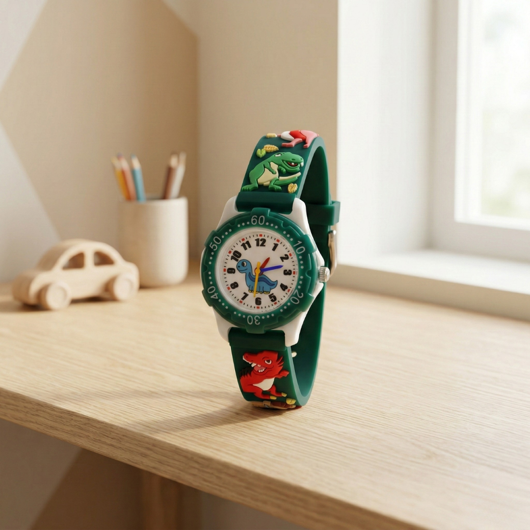 Dinosaur Quartz Kids Watch For Fun And Everyday Adventures | Rosalyssa