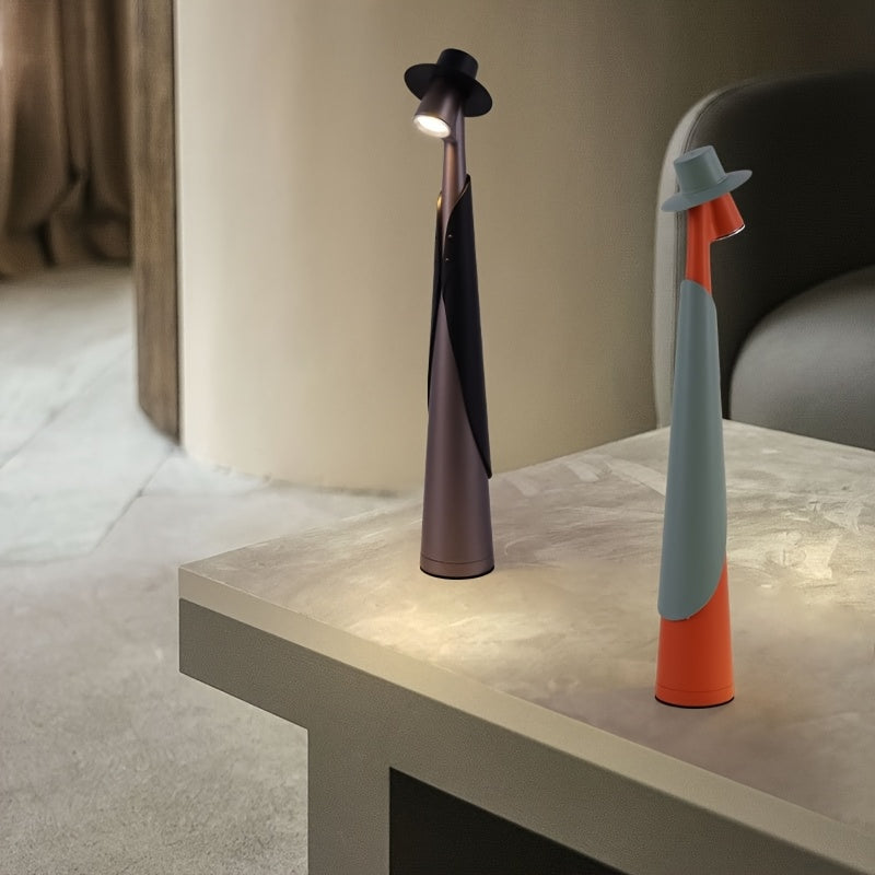 Creative Touch LED-Hutlicht Schreibtischlampe Wiederaufladbar