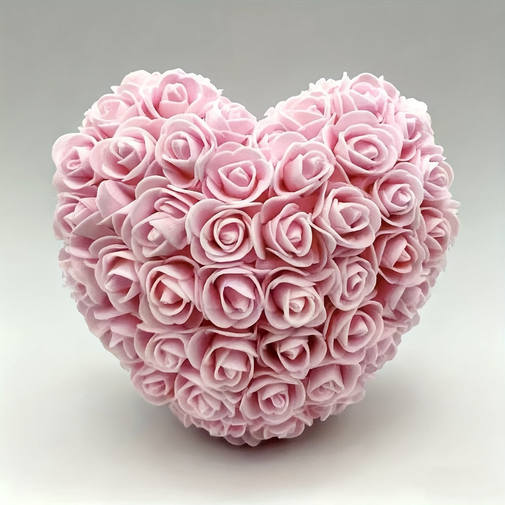 Rose Heart Artificial Flower Table Decor For Mother's Day Gift