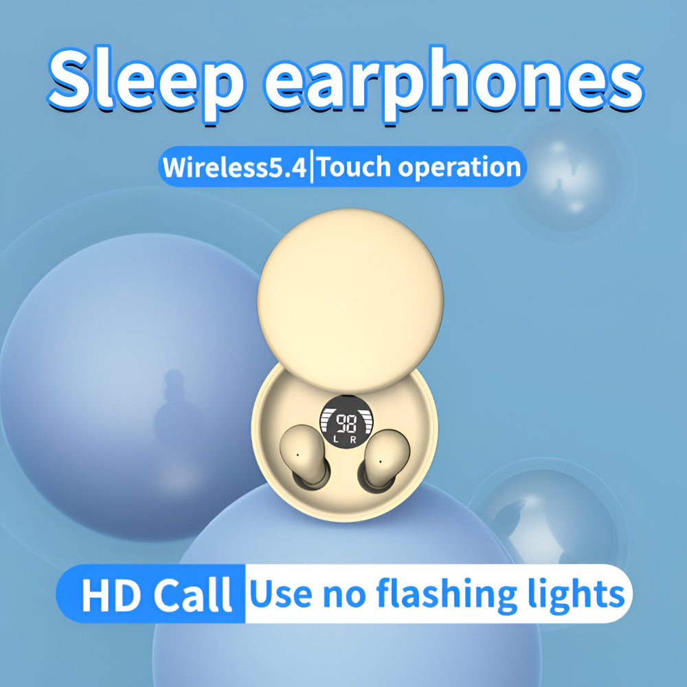 Compact Wireless In-Ear Earphones With Touch Controls Rechargeable