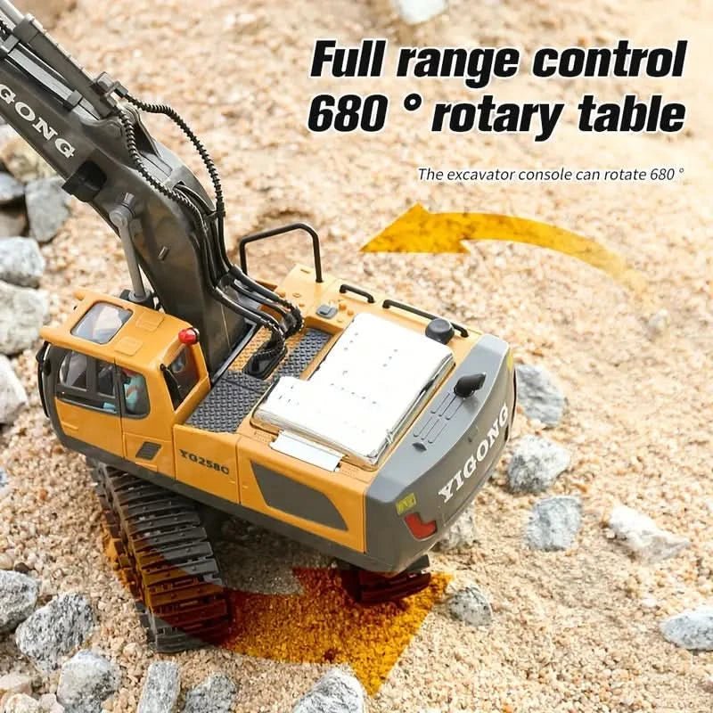AeroBuild RC Digger: Ultimate Remote-Controlled Construction Vehicle For Adventures