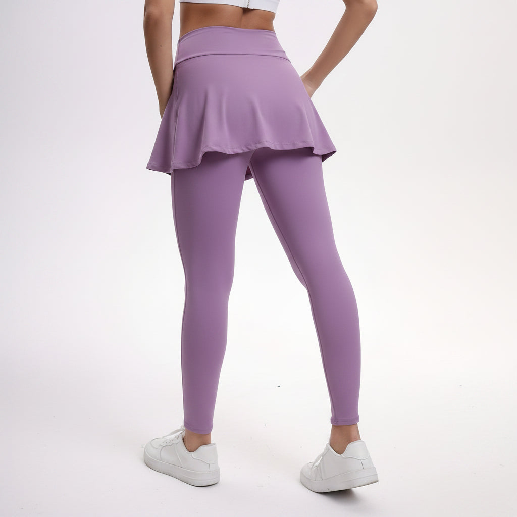 Flared High-Waist Yoga Pants With Stretch For Daily Comfort