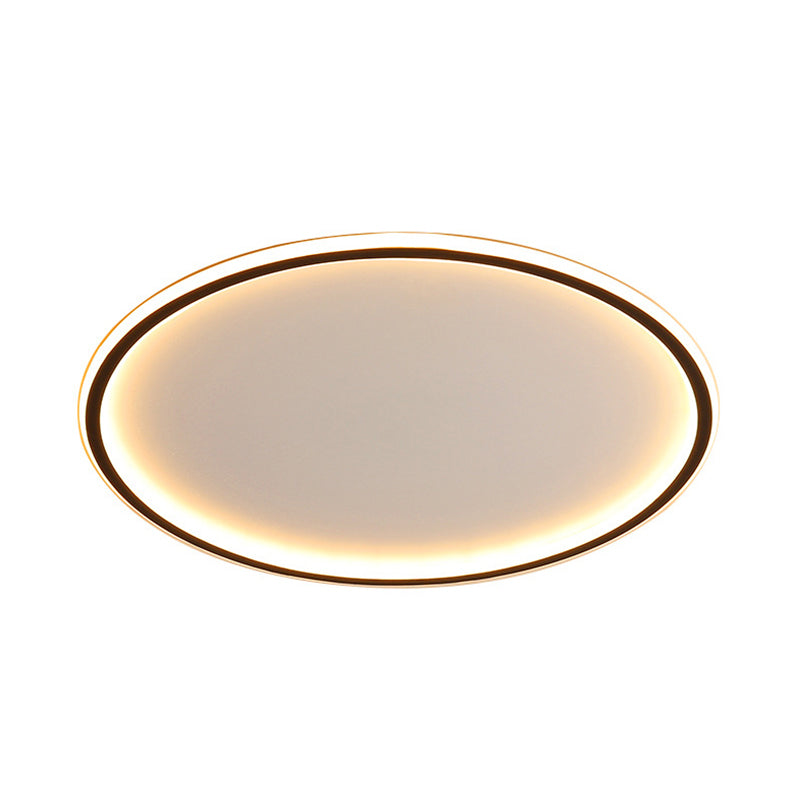 Lâmpada de Teto LED Nordic Disc Moderna de Embutir para Espaços de Estar