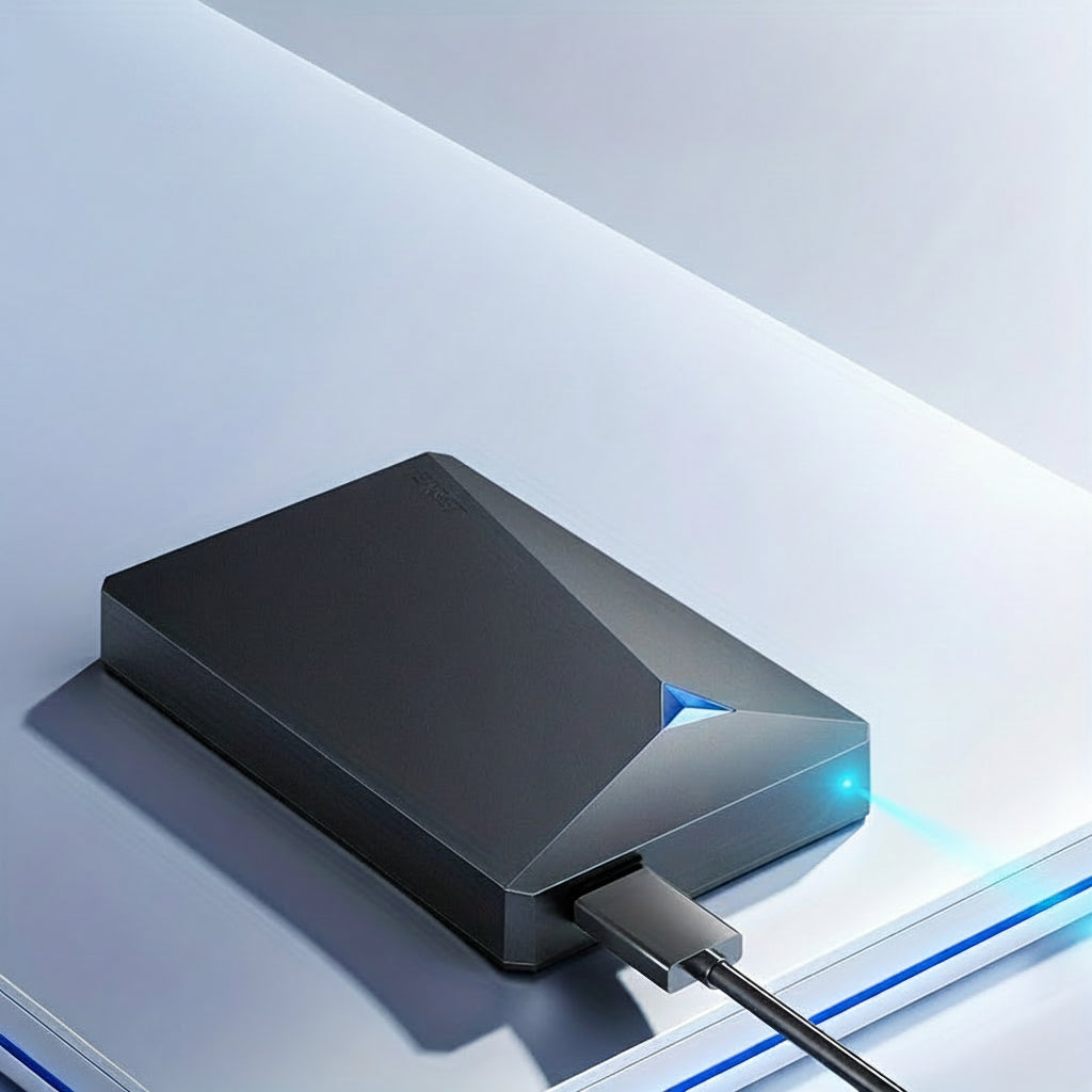 Slim přenosný externí USB SSD disk pro snadné zálohování a ukládání