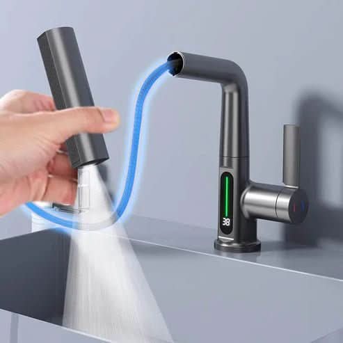 AquaNova baterie s 360stupňovým otočením a LED displejem teploty