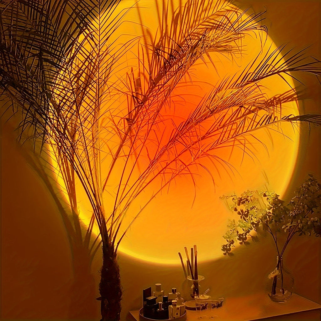 Projekční světlo Ambient Sunset s USB napájením pro relaxační místnosti