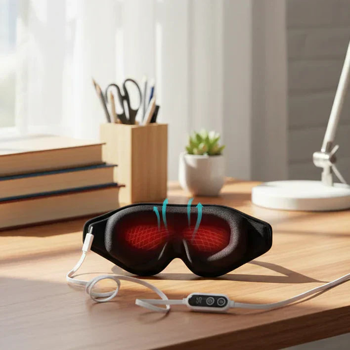Mască electrică pentru ochi AeroGlow 3D cu funcție de încălzire și control al temperaturii