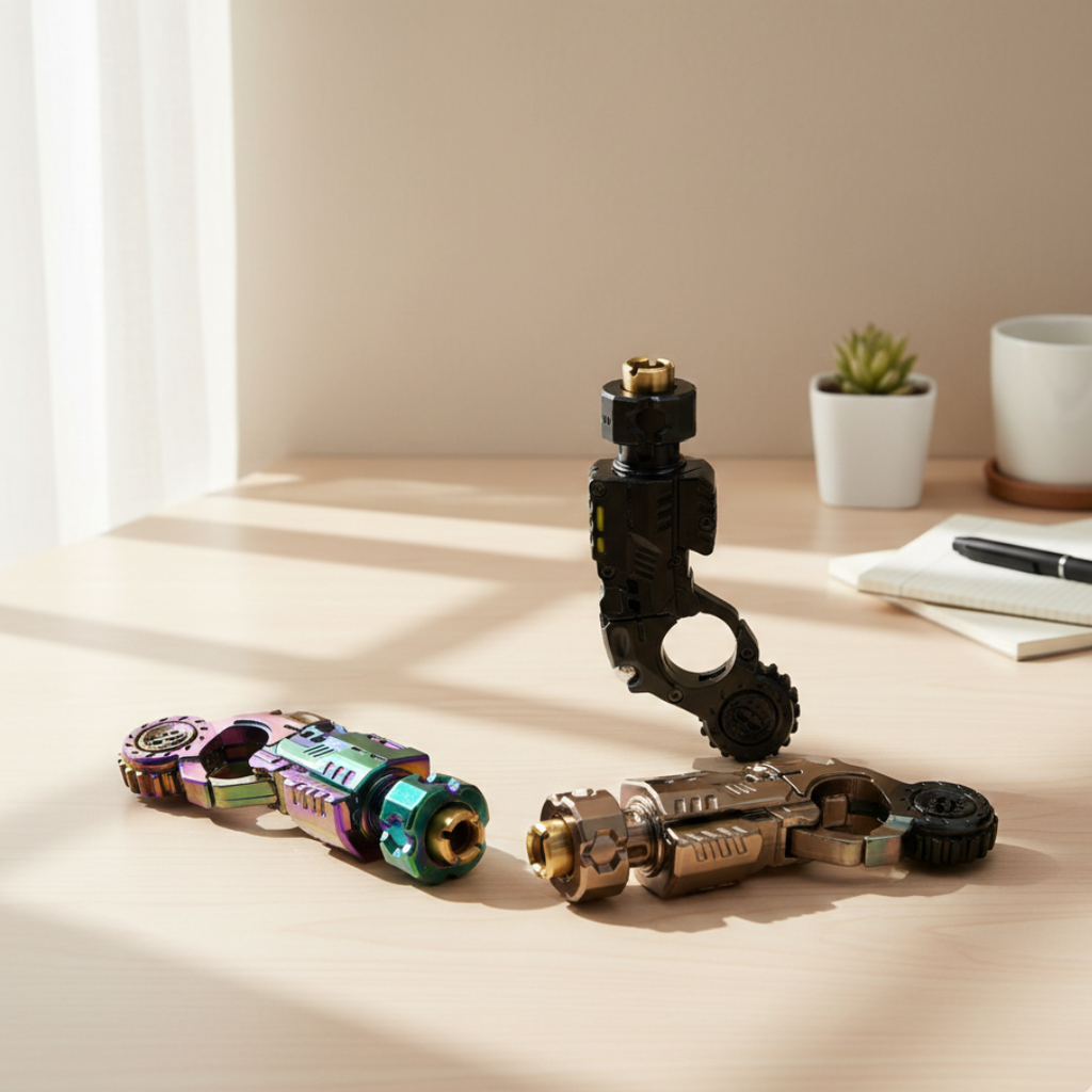 Alloy Fidget Spinner Speelgoedset Voor Gebruik Op Het Bureau En Cadeau-idee Voor Tieners | Rosalyssa