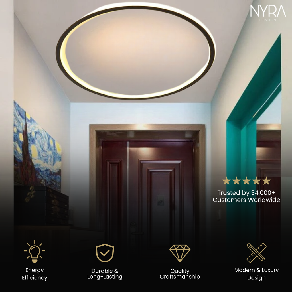 LumaEdge Slim LED Ceiling Lamp For Modern Interiors With Minimalist Glow