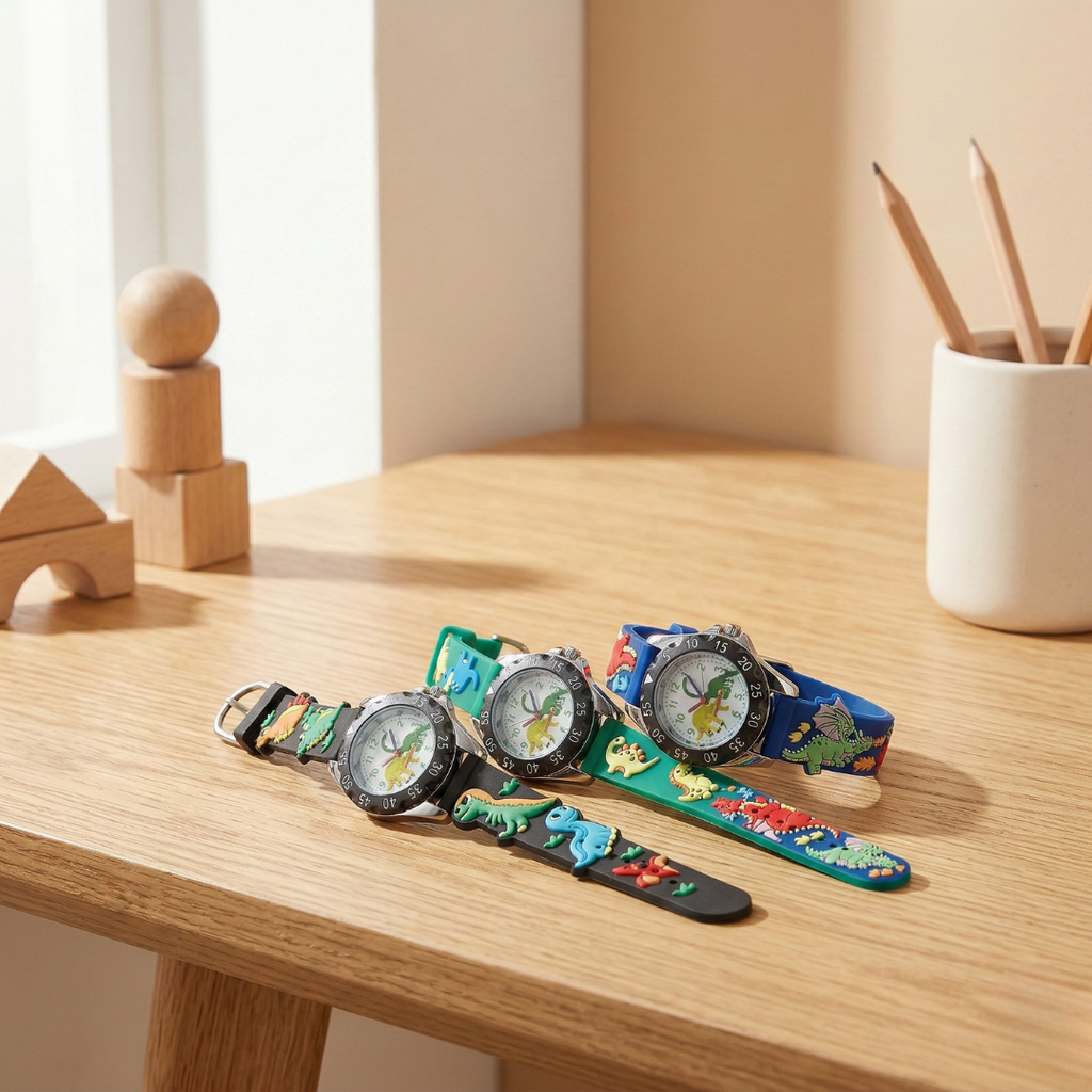 Dinosaur Kids Wrist Watch With Playful Timepiece For Children | Rosalyssa