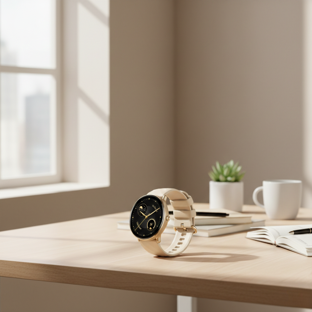 AMOLED Smartwatch With Bluetooth Calling And Waterproof Stainless Steel Smart Watch | Rosalyssa
