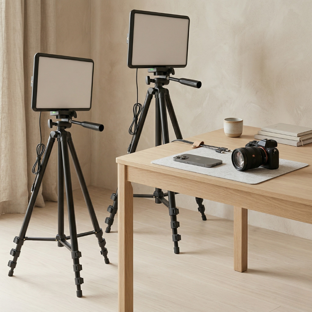 写真撮影とストリーミングセットアップ用LEDビデオライトキット | Rosalyssa